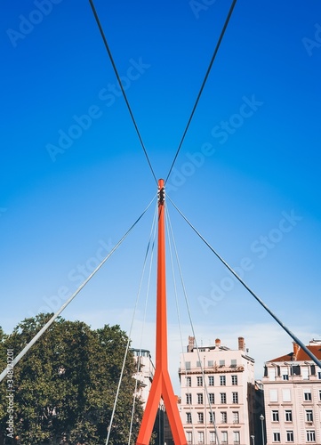 Red bridge of lyon 