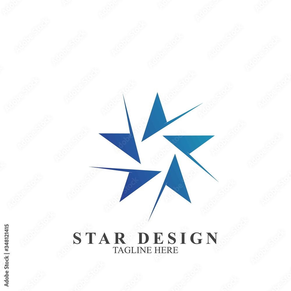 Obraz premium Premium star logo design