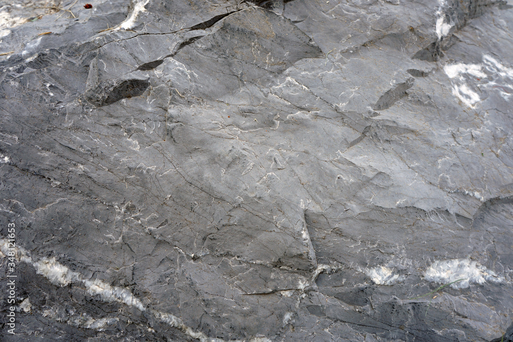 Fototapeta premium Texture of natural limestone rock and surface background.