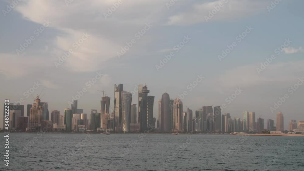 Timelapse - day to night - West Bay, Doha, Qatar Timelapse - day to night - West Bay, Doha, Qatar