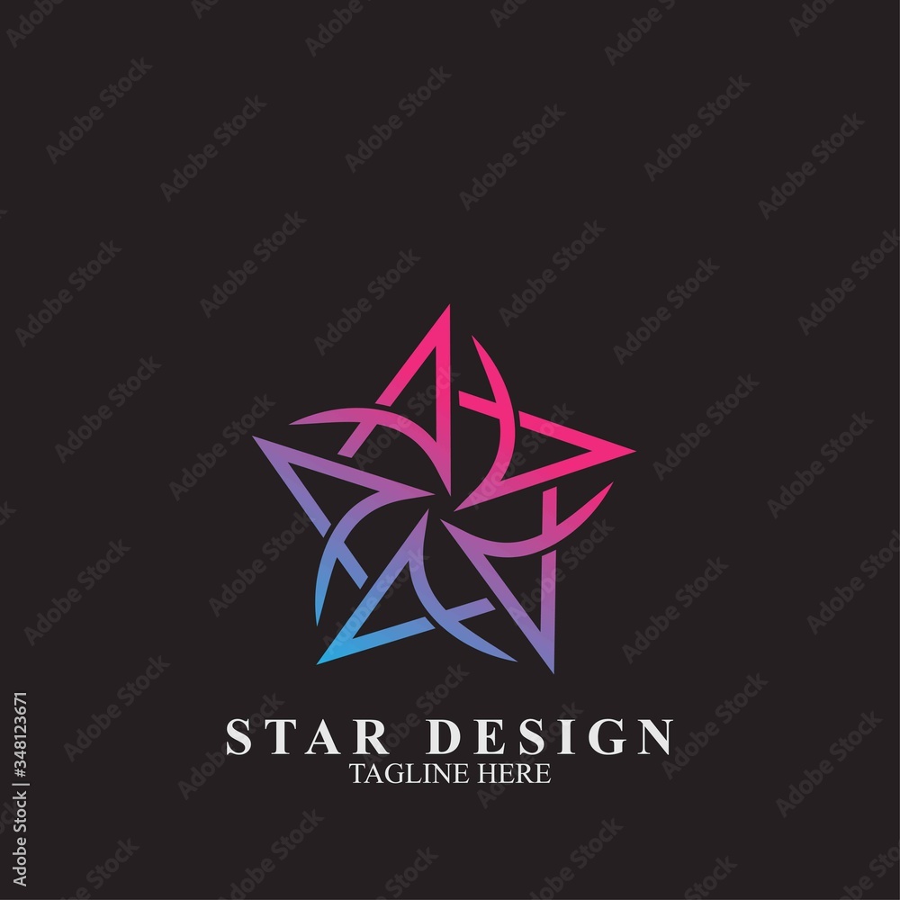 Obraz premium Premium star logo design
