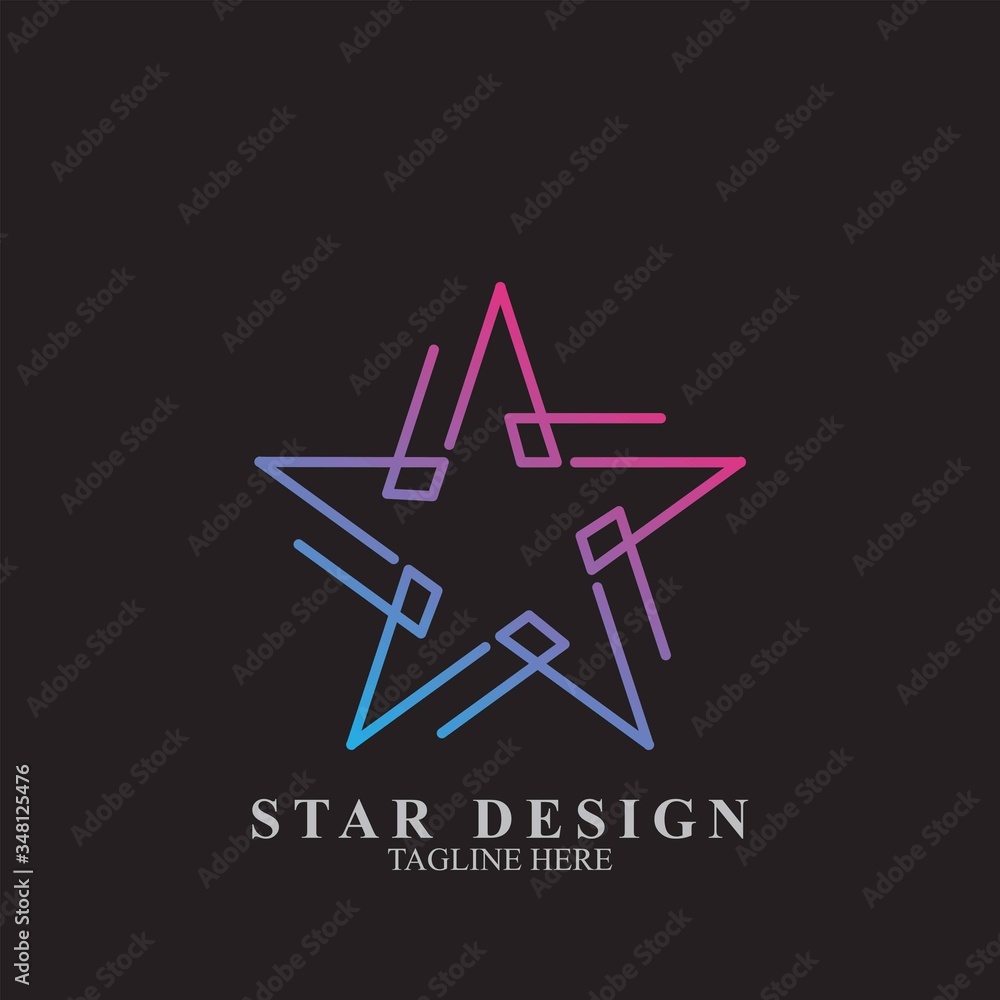 Premium star logo design Premium star logo design