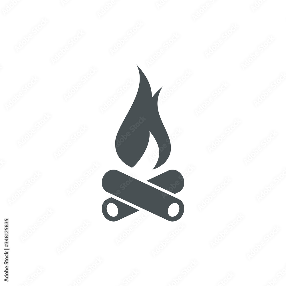 Campfire icon.