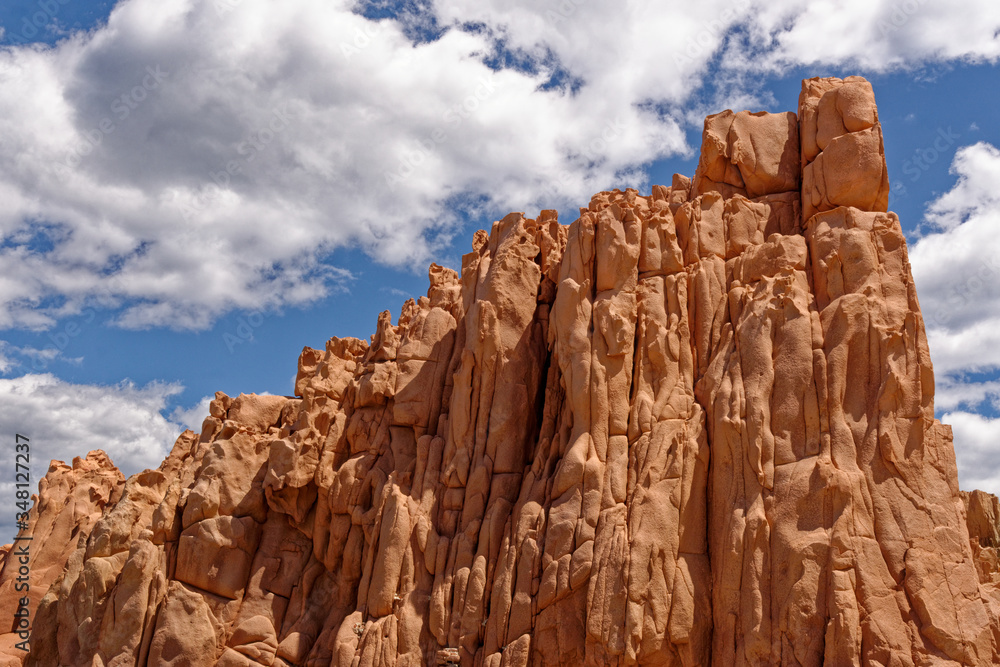 Fototapeta premium Beach of Red Rocks of Arbatax - Sardinia, Italy