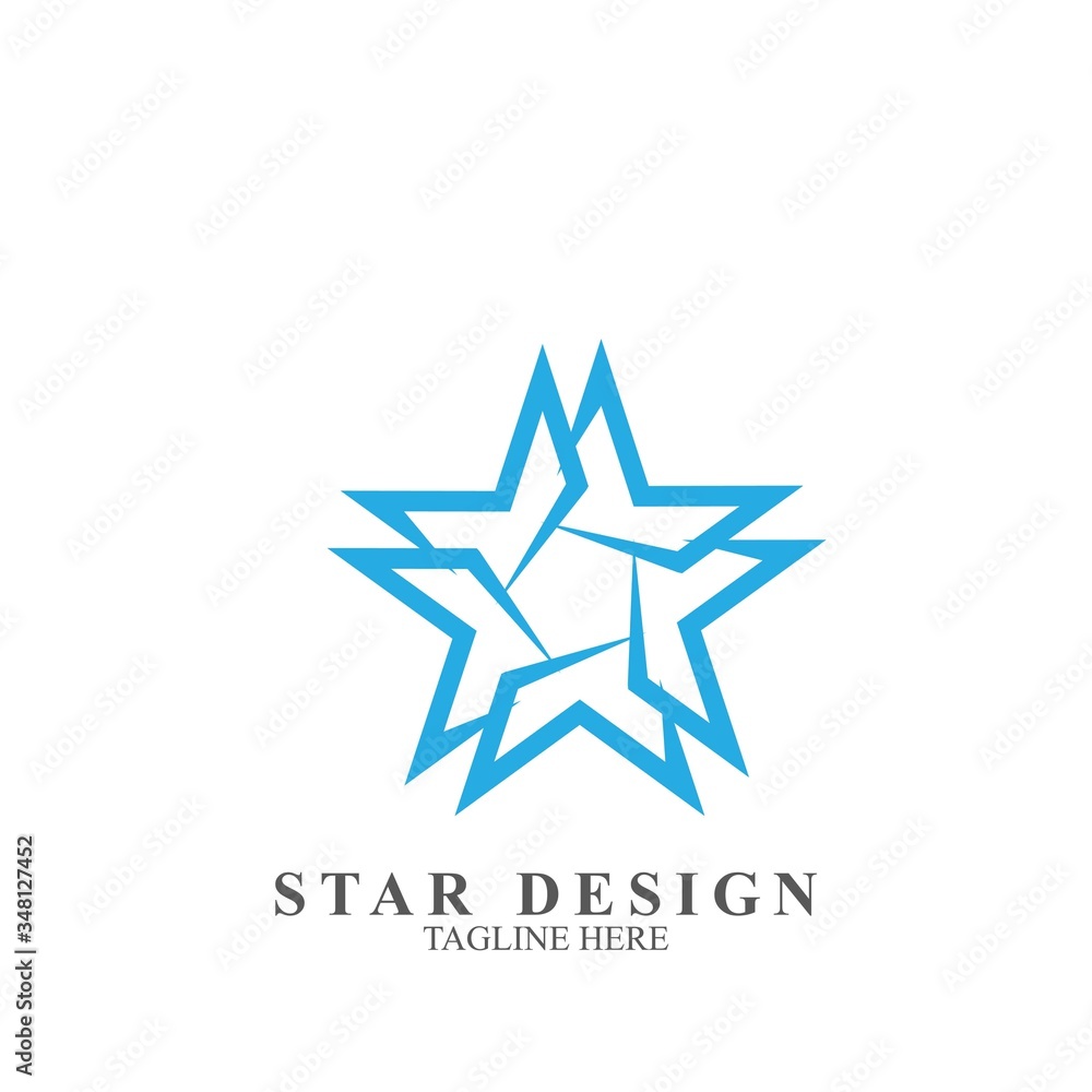 Obraz premium Premium star logo design