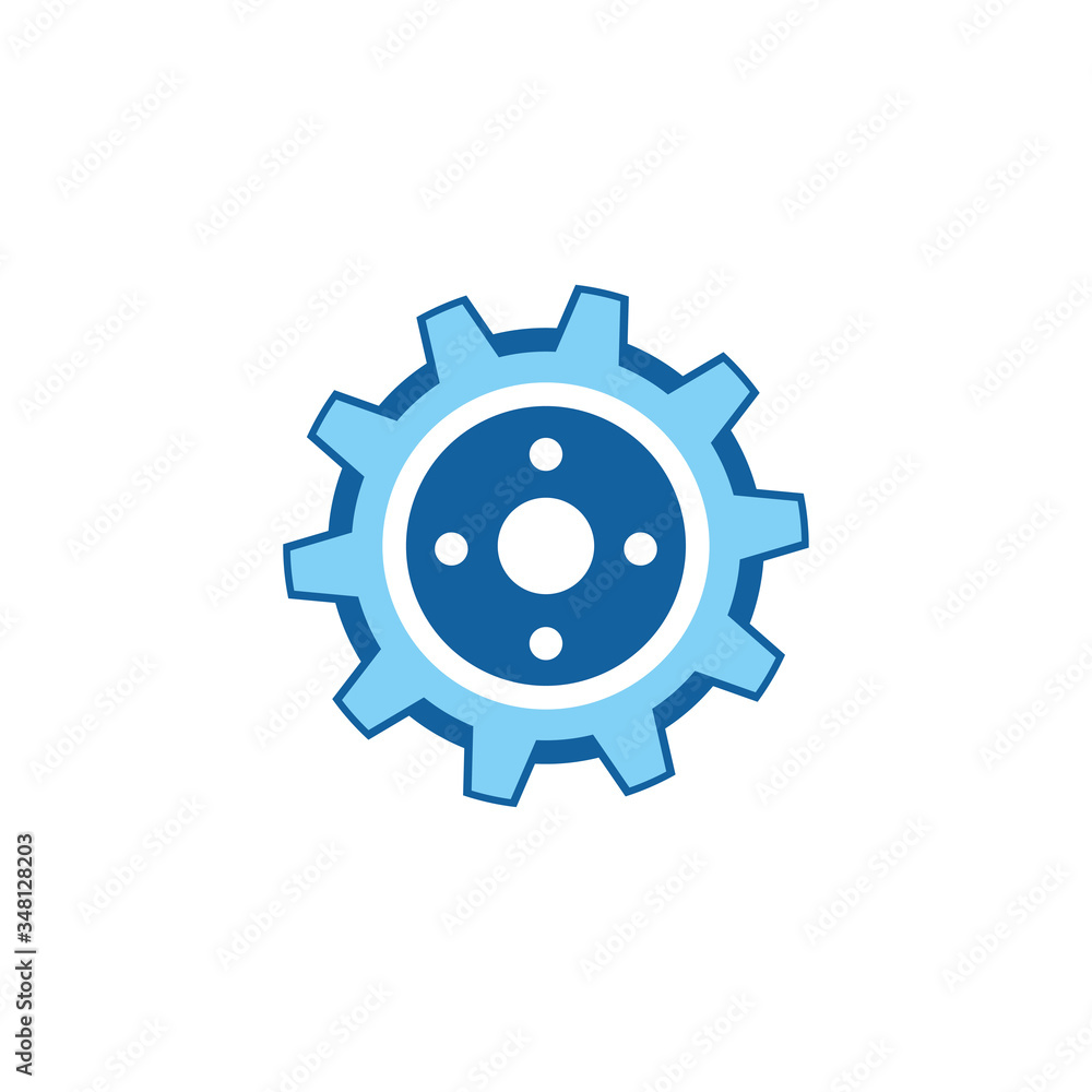 Gear Logo Template vector icon illustration design Gear Logo Template vector icon illustration design
