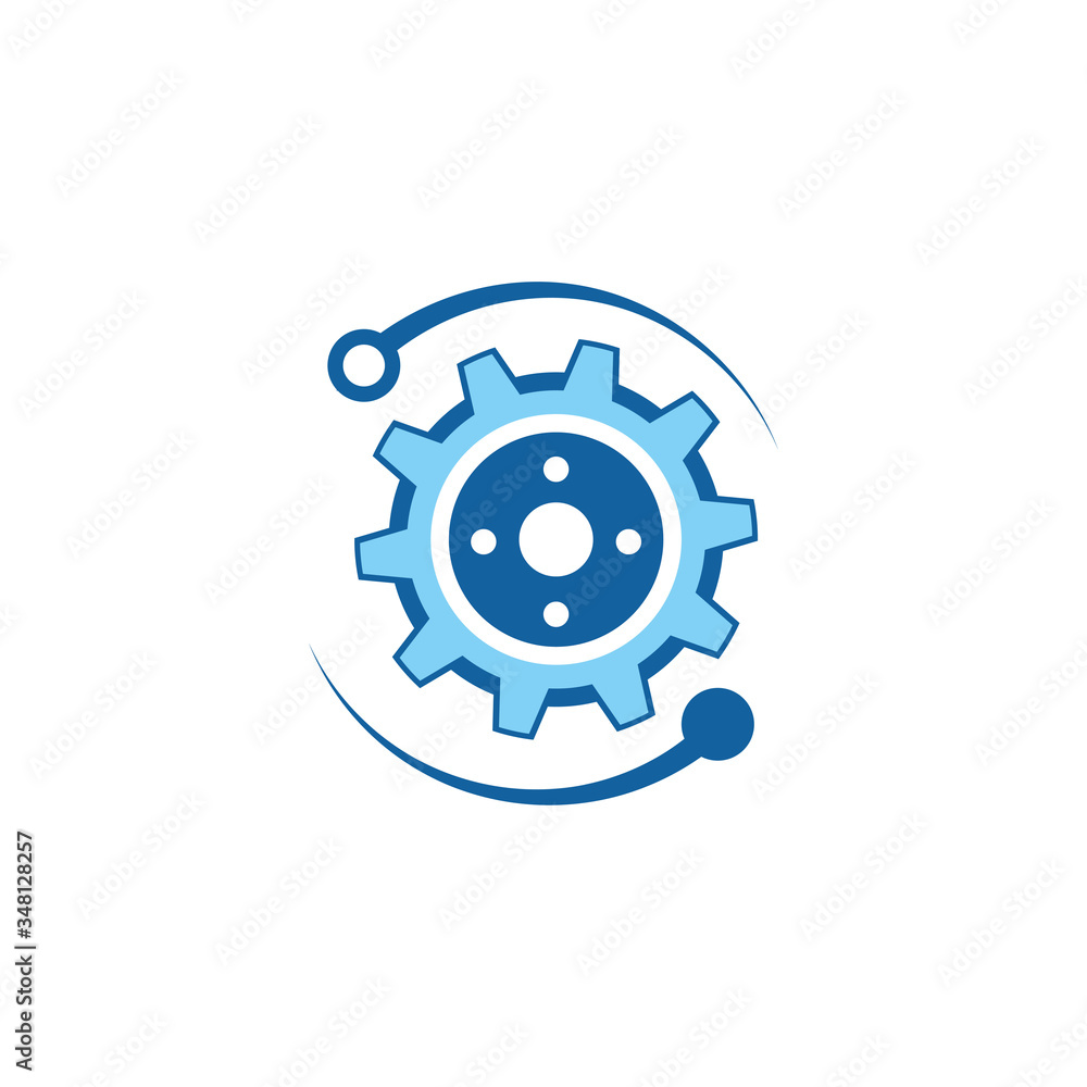Gear Logo Template vector icon illustration design Gear Logo Template vector icon illustration design