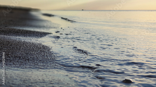 footprints on the beach