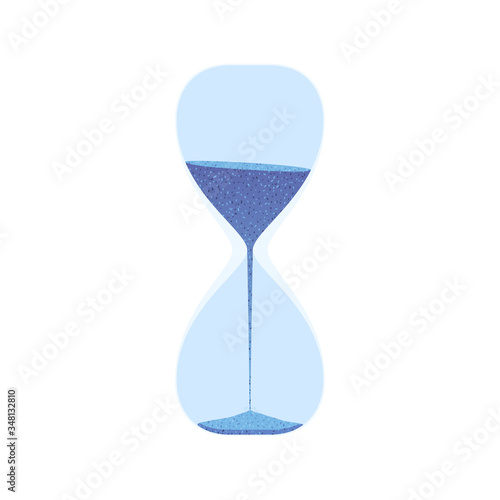 Hourglass icon isolated