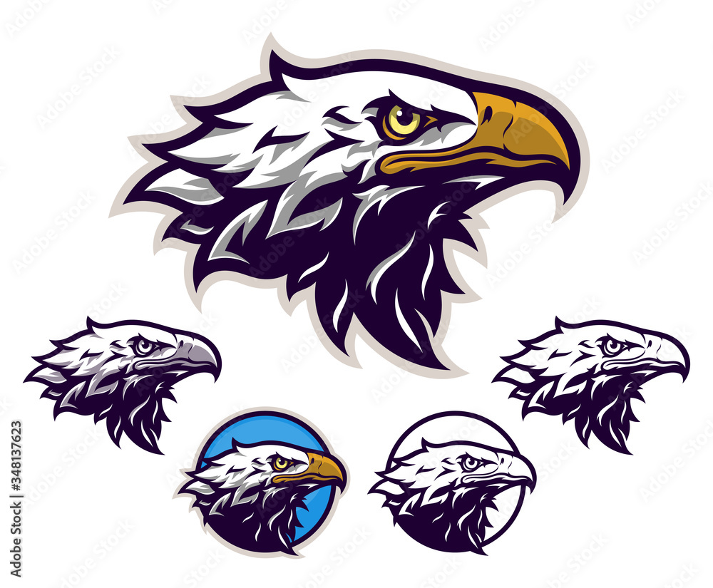 Obraz premium Eagle head emblem