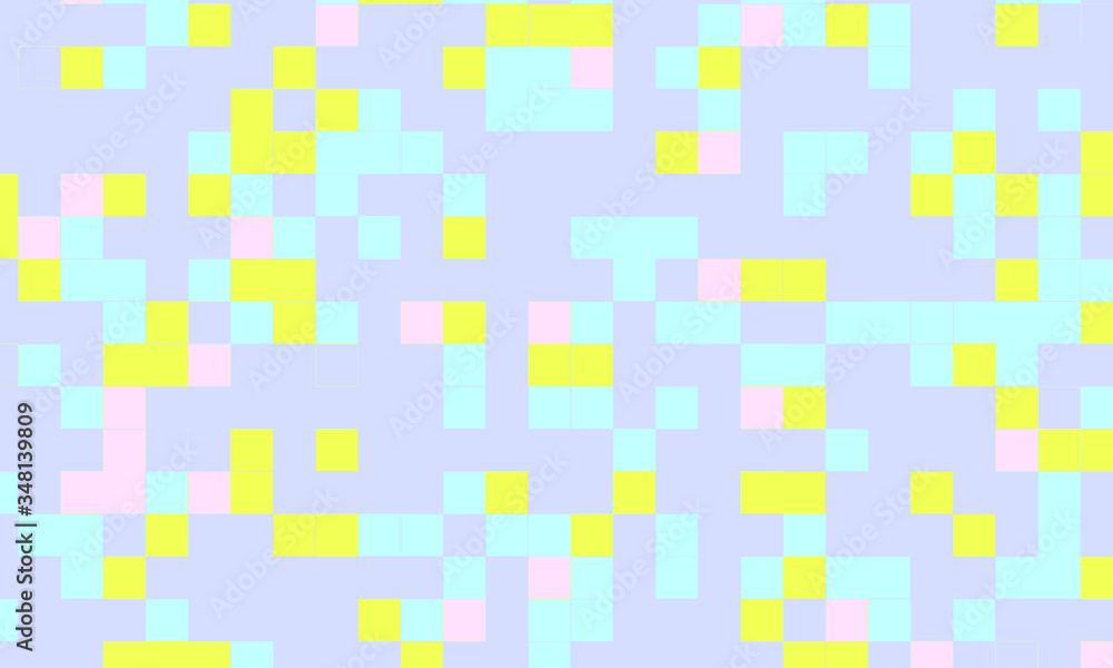 Abstract square pixel mosaic colorful background geometric seamless pattern in pastel colors. 8 bit Abstract square pixel mosaic colorful background geometric seamless pattern in pastel colors. 8 bit