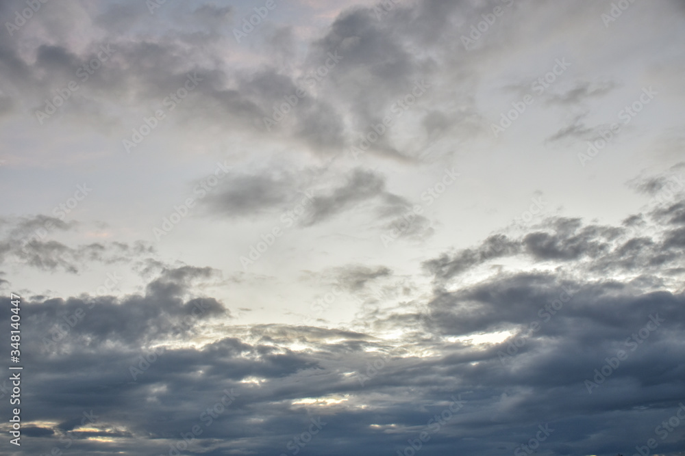 dramatic cloudy sky