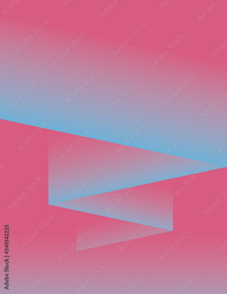 Abstract gradient vector background with aurora geometric shape. Minimal graphic design for poster, flyer template. Abstract gradient vector background with aurora geometric shape. Minimal graphic design for poster, flyer template.