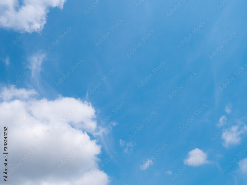 The beautiful blue sky background with clouds The beautiful blue sky background with clouds