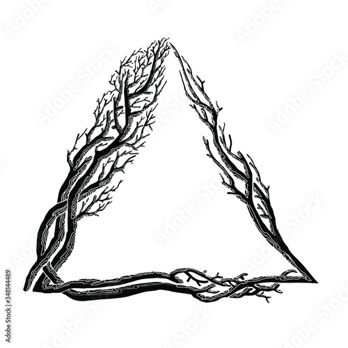 Twigs Symbol vector illustration