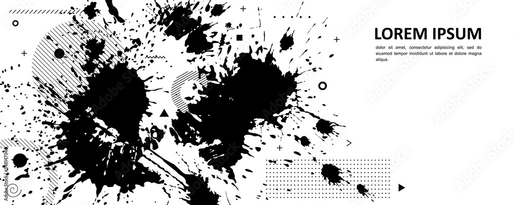Abstract background - bright spots of paint. Abstract background - bright spots of paint.