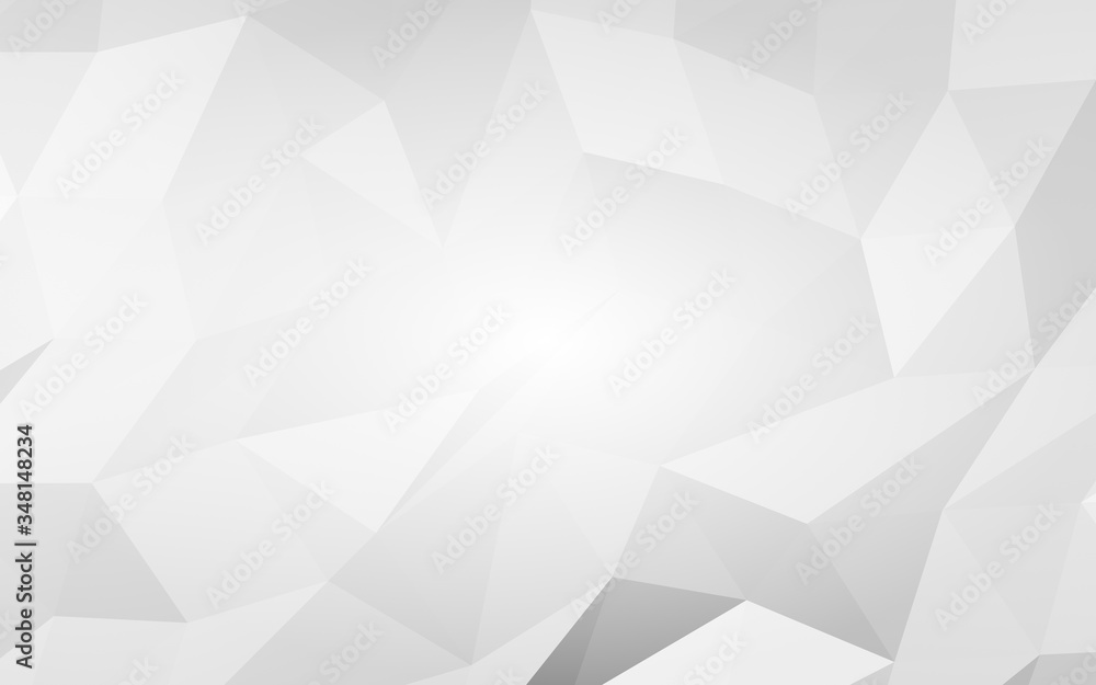 White abstract background. Lowpoly backdrop. Crumpled paper. 3D illustration White abstract background. Lowpoly backdrop. Crumpled paper. 3D illustration