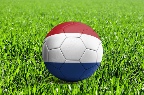 Netherlands Flag on Soccer Ball