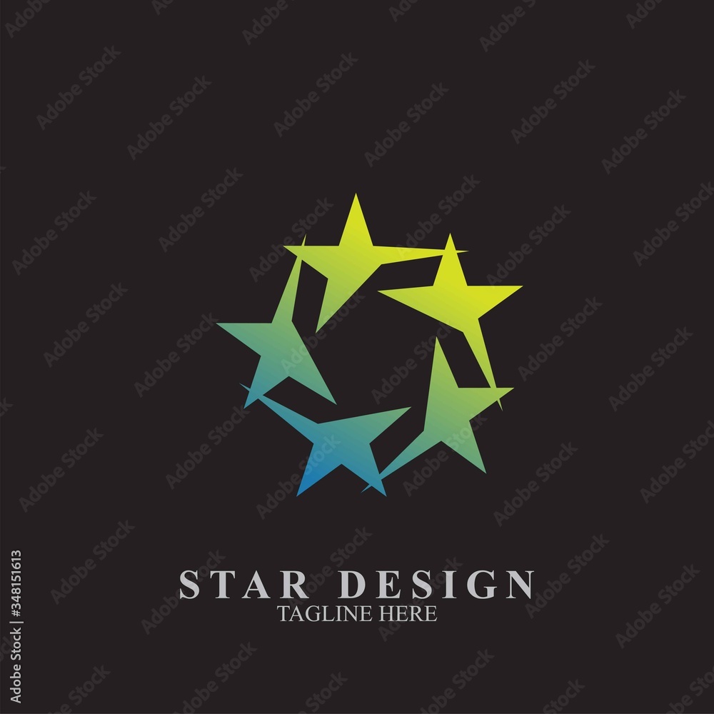 Premium star logo design Premium star logo design