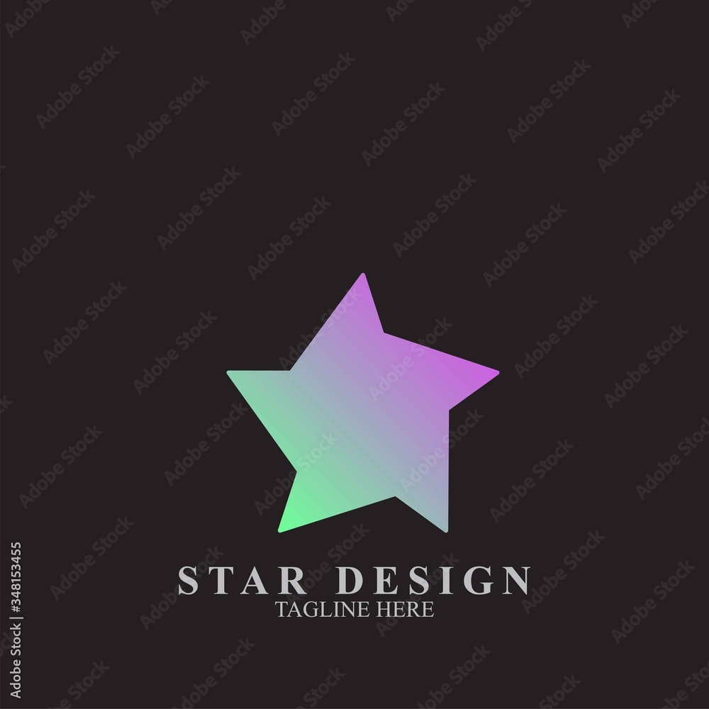 Obraz premium Premium star logo design