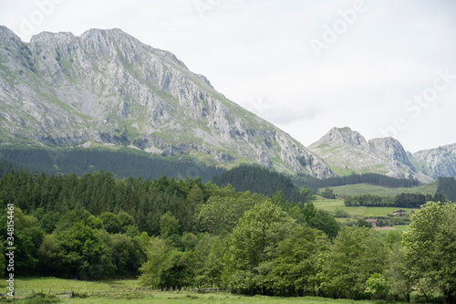 landscape int the basque mountains, basque country,spain © urdialex