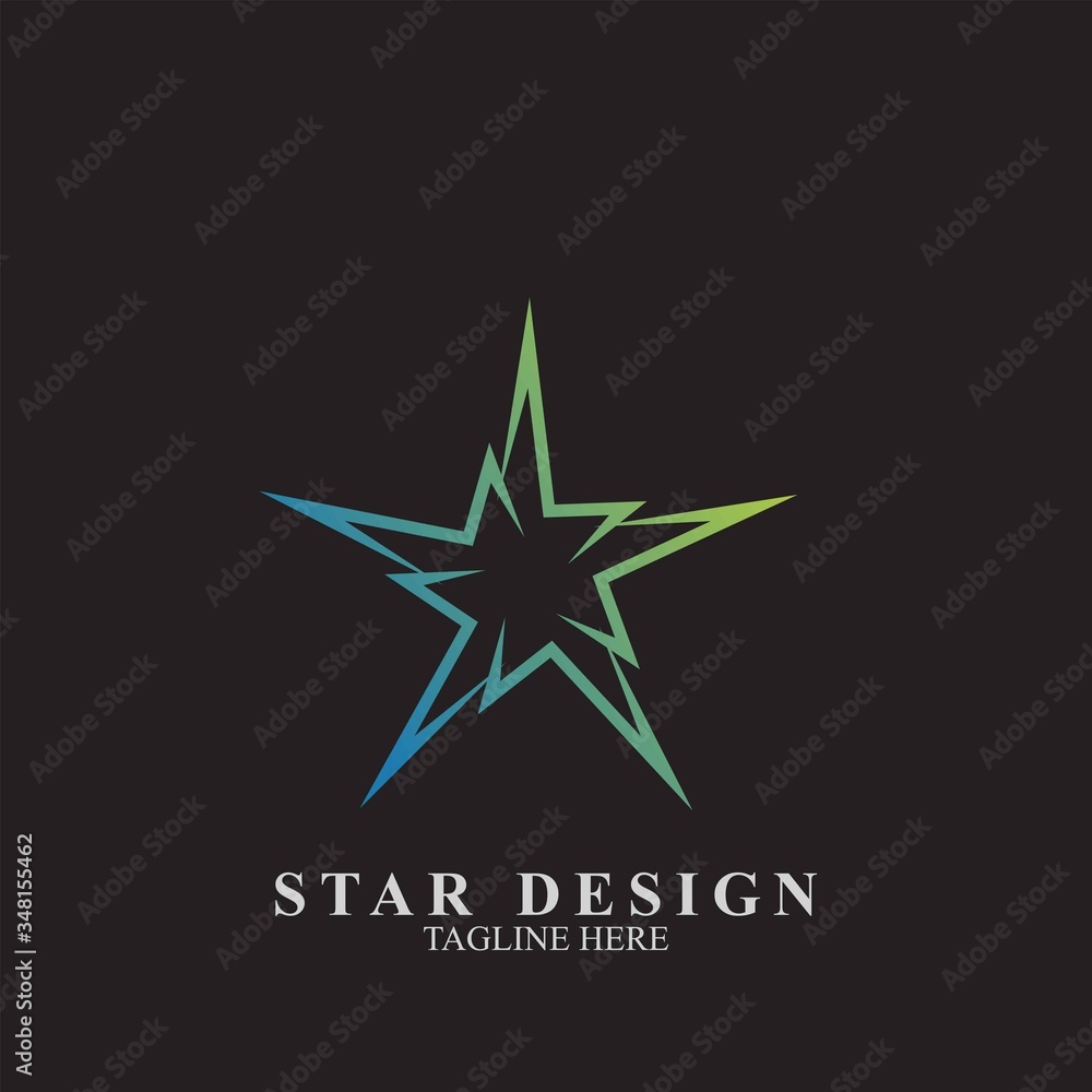 Obraz premium Premium star logo design