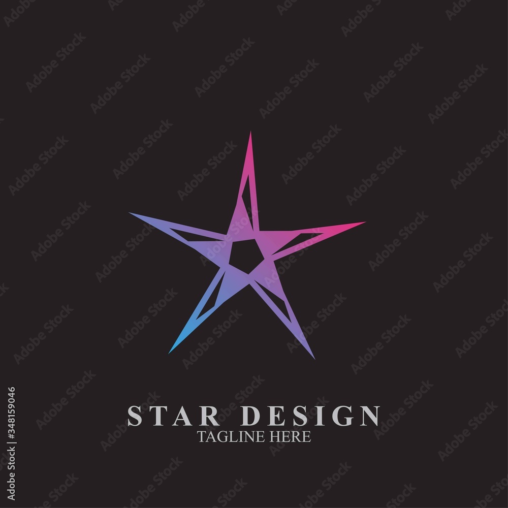Obraz premium Premium star logo design