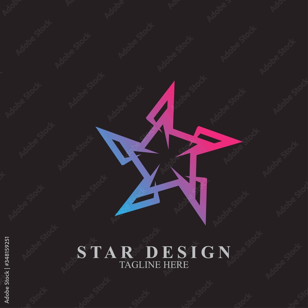 Premium star logo design Premium star logo design
