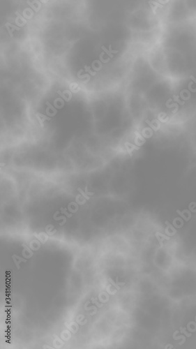 Background of abstract white color smoke isolated on gray color background. The wall of gray fog. 3D illustration