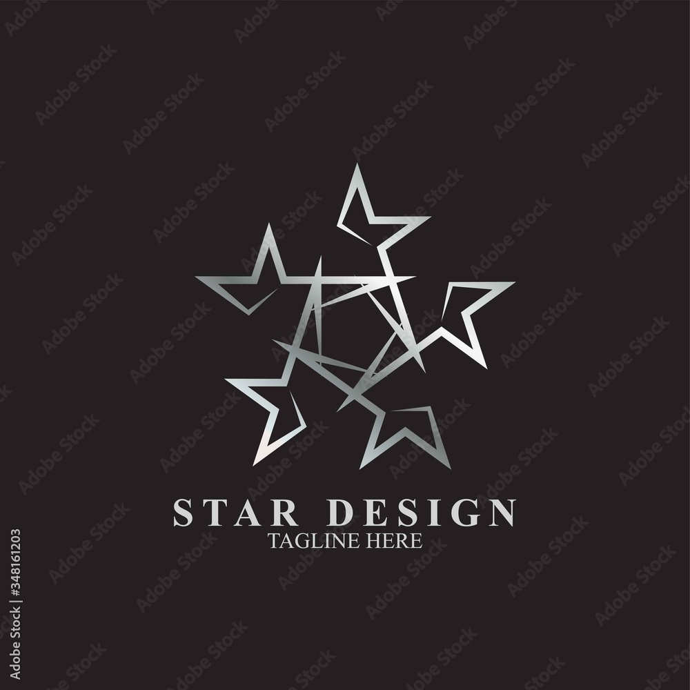 Obraz premium Premium star logo design