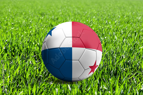 Panama Flag on Soccer Ball