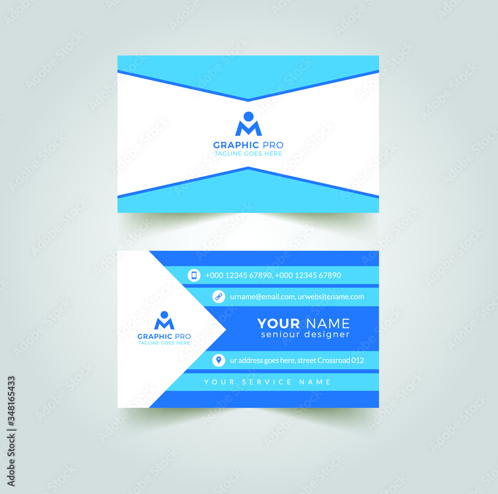 Modern business card design . double sided business card design template . flat orange business card inspiration Modern business card design . double sided business card design template . flat orange business card inspiration