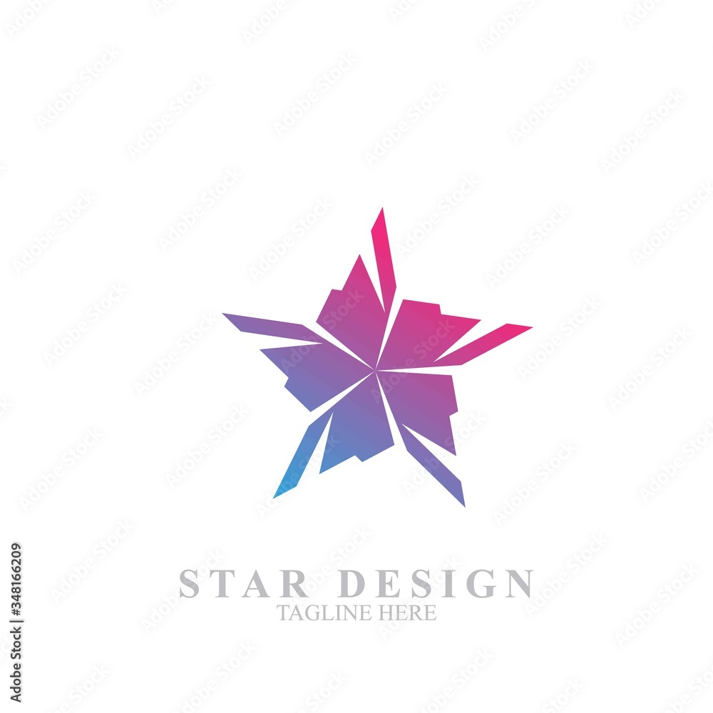Obraz premium Premium star logo design