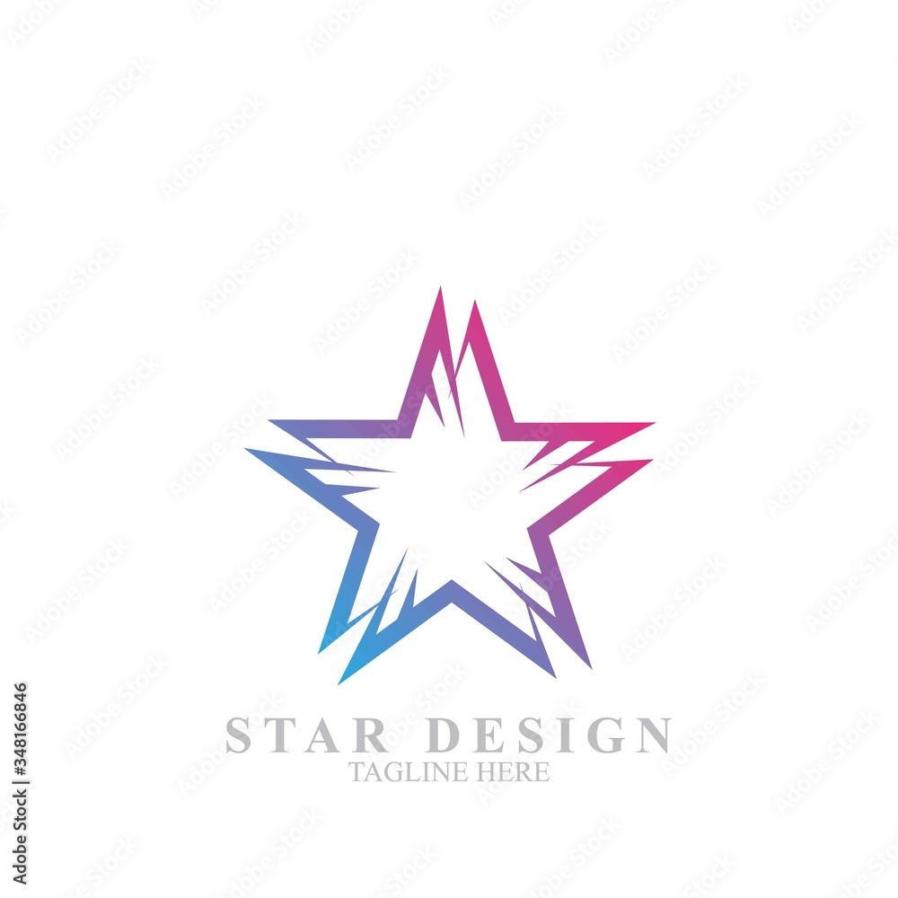 Obraz premium Premium star logo design