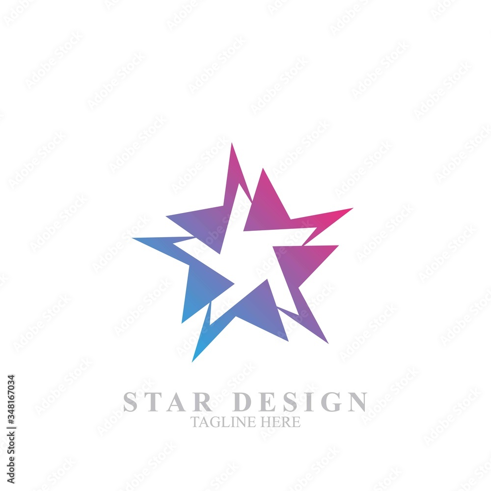 Obraz premium Premium star logo design
