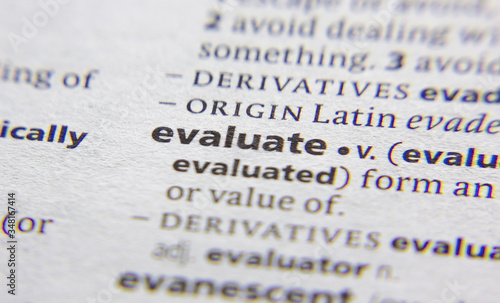 Evaluate word or phrase in a dictionary.