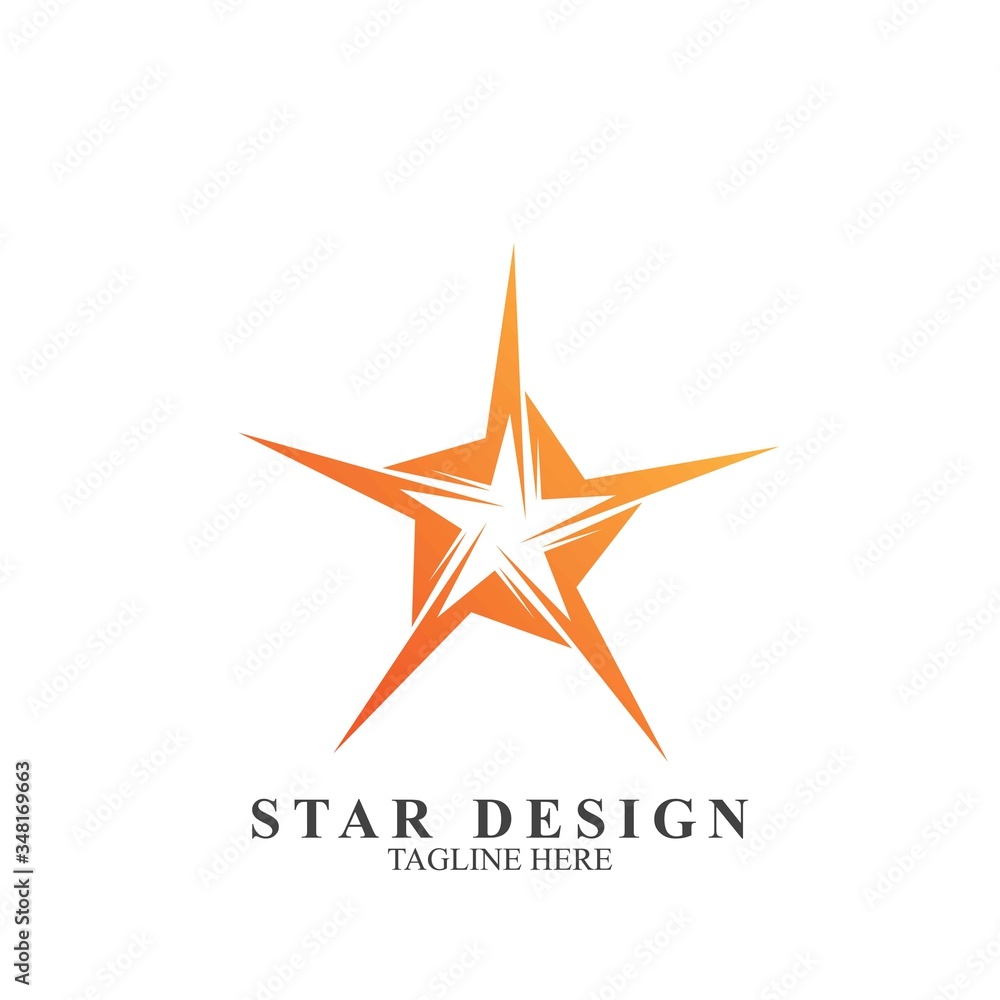 Obraz premium Premium star logo design