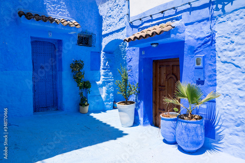 Casas azules chefchaouen Marruecos © David