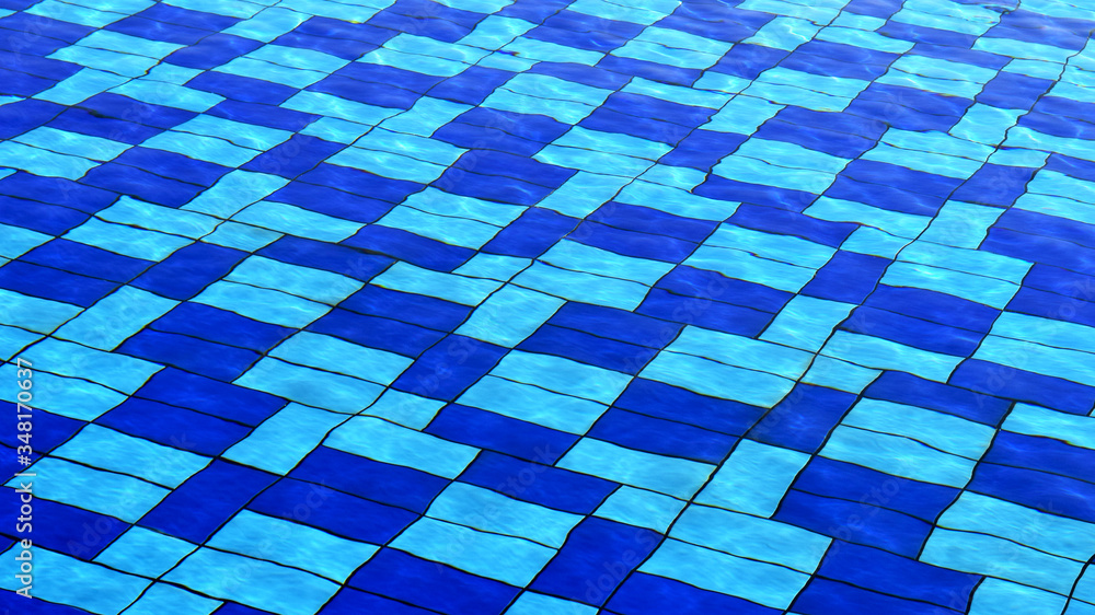 Water surface with ripples in pool abstract background Water surface with ripples in pool abstract background