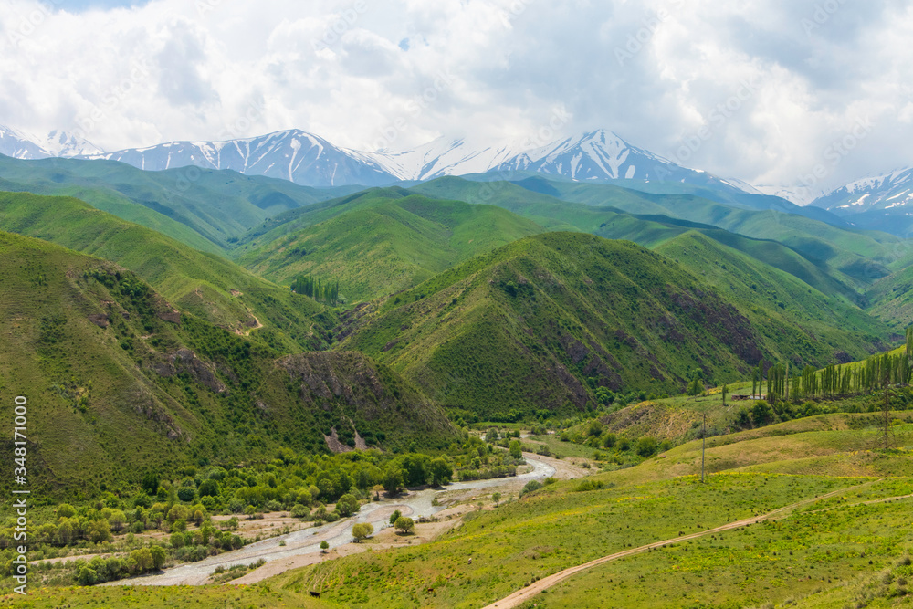 Driving around Kyrgyzstan 