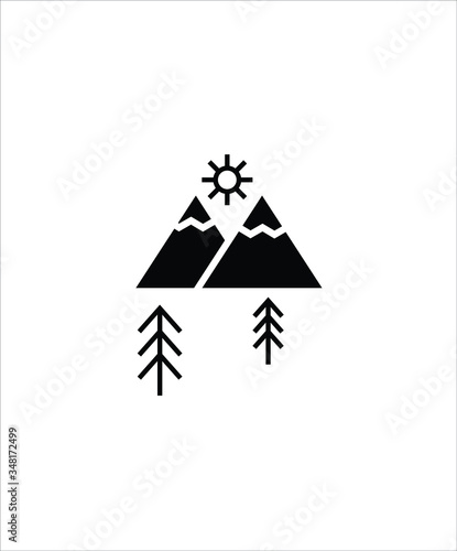 landscape icon,vector best flat icon.