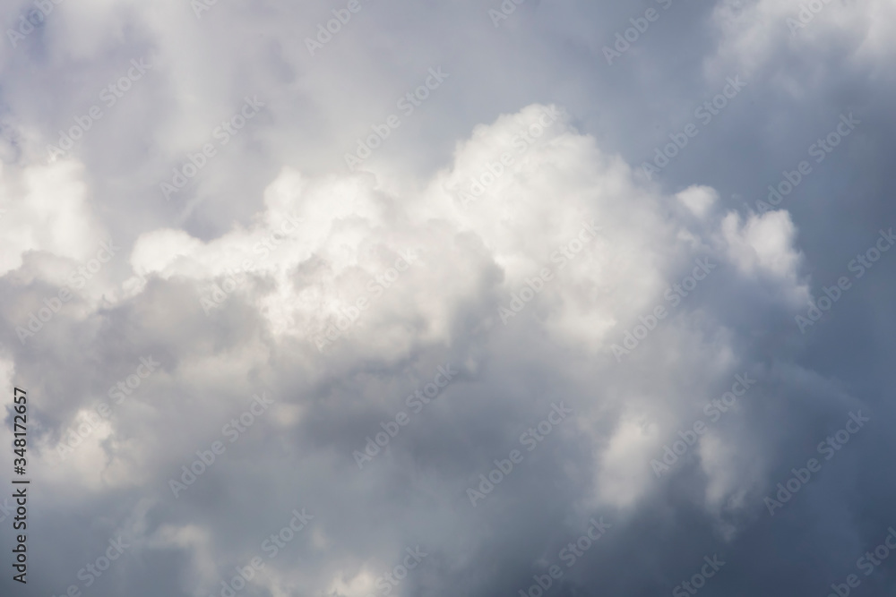 Fototapeta premium white fluffy clouds in the sky