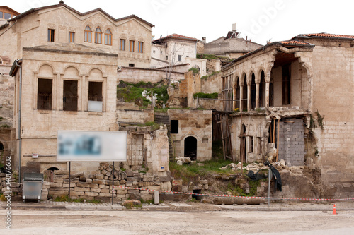 old architecture of small towns in Turkey