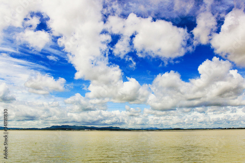Sky and river scenery. © Idsaree