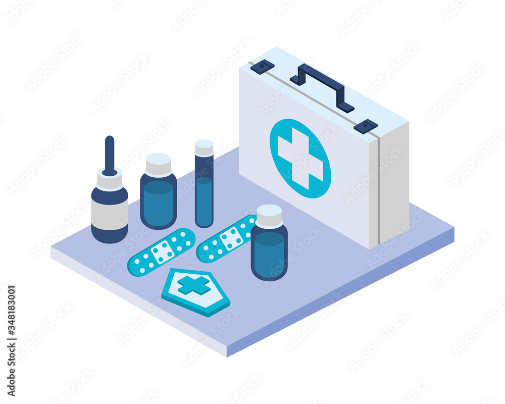 medical and vaccination equipment icons medical and vaccination equipment icons
