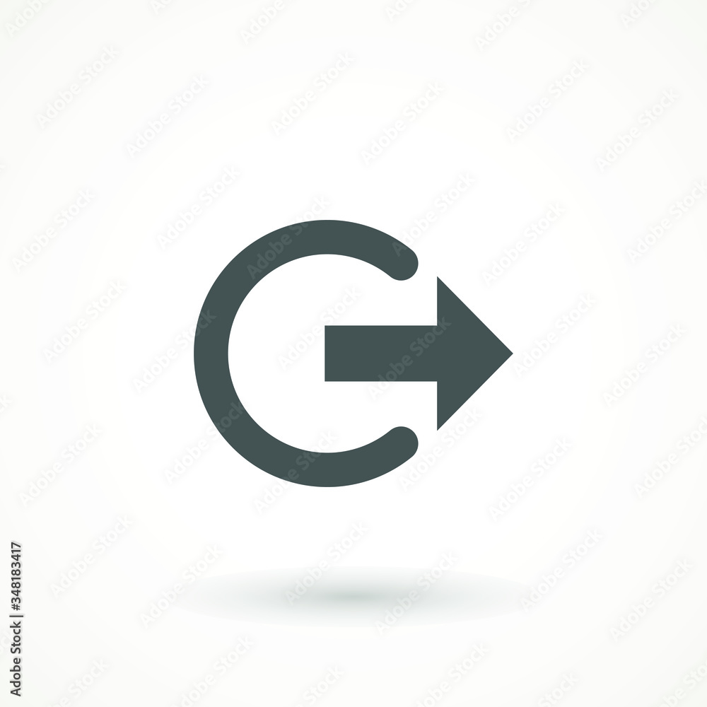 Emergency exit icon vector Logout and output, outlet, out symbol. isolated of flat style Safe condition sign Emergency exit icon vector Logout and output, outlet, out symbol. isolated of flat style Safe condition sign