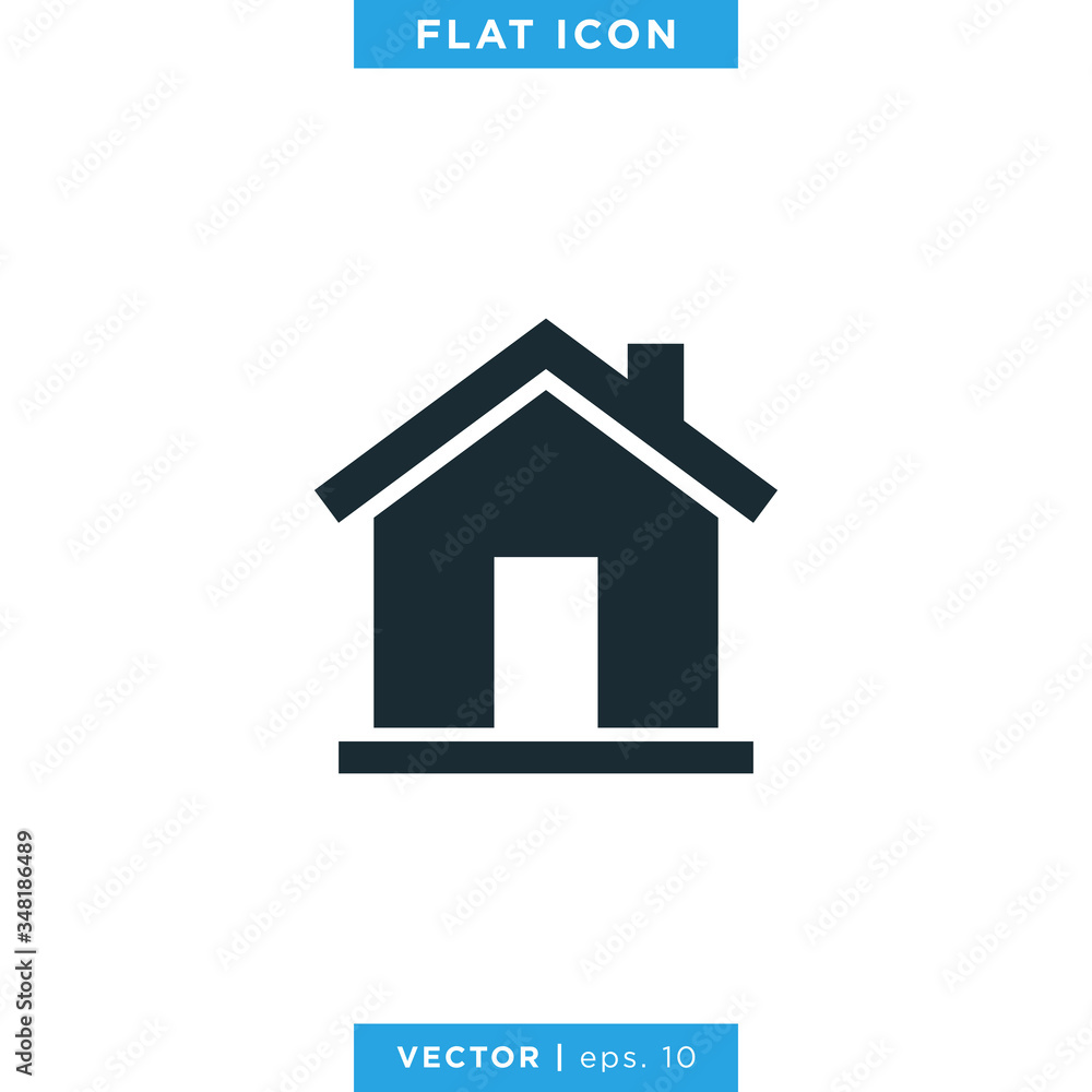 House icon vector design template House icon vector design template