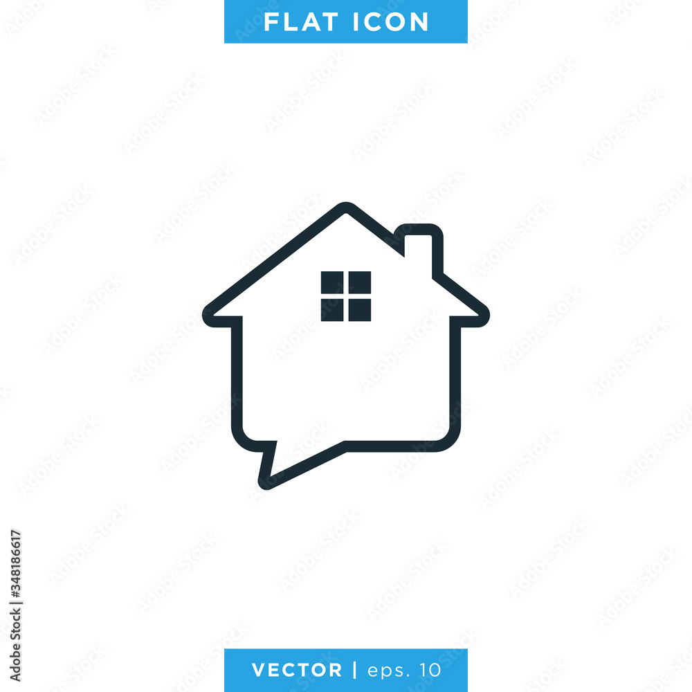 House icon vector design template House icon vector design template