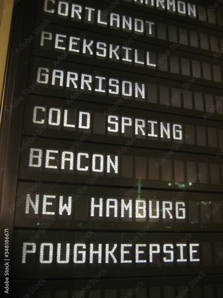 Bahnhofsreiseziele New York Central Station Bahnhofsreiseziele New York Central Station