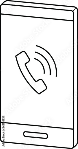 スマートフォンのアイコン 電話